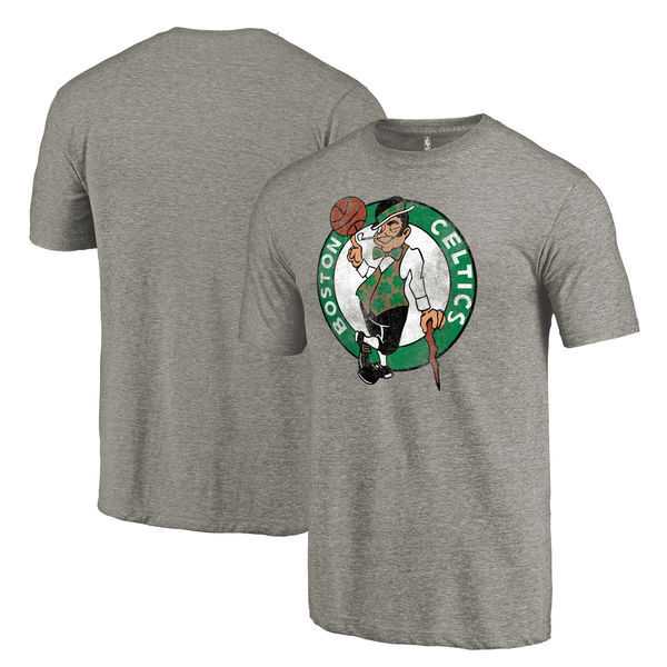Men's Boston Celtics Distressed Team Logo Gray T-Shirt FengYun,We sell and wholesale Men's Boston Celtics Distressed Team Logo Gray T-Shirt FengYun on line form chian!